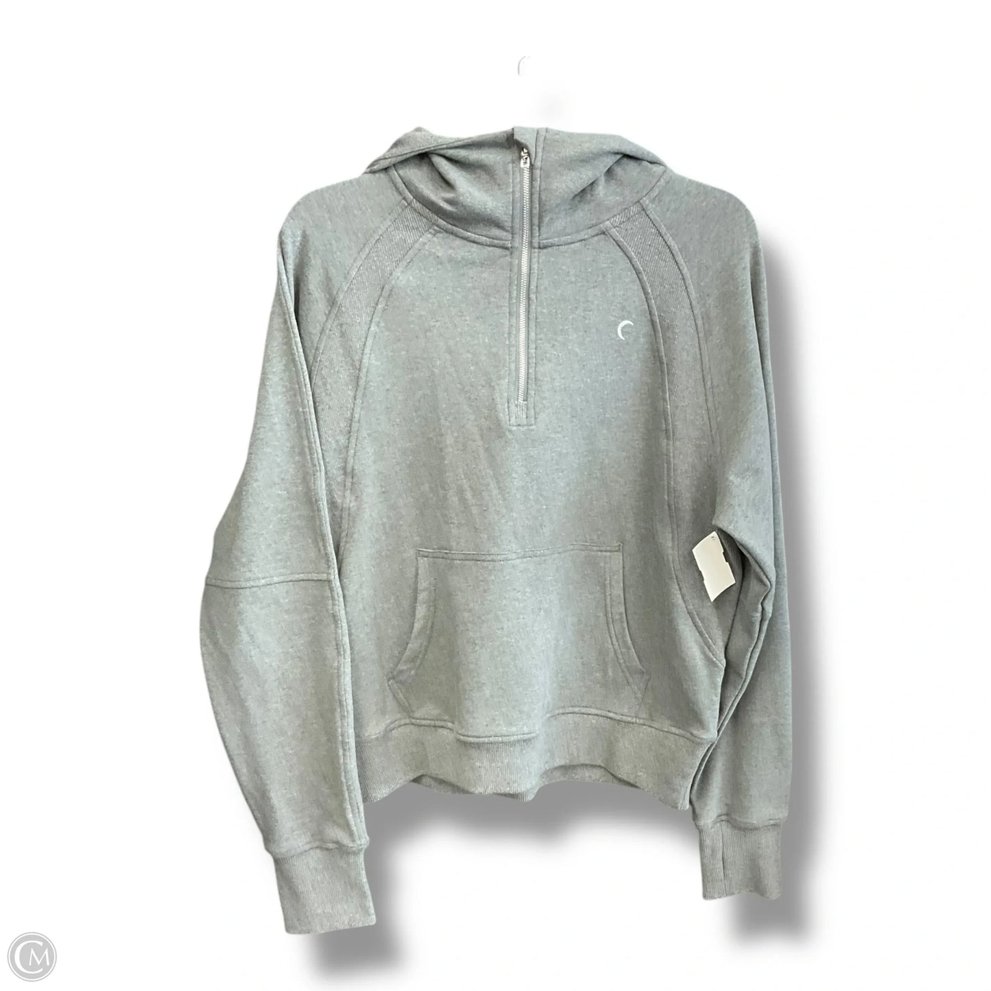 Athletic Sweatshirt Hoodie By Zyia In Grey, Size: S