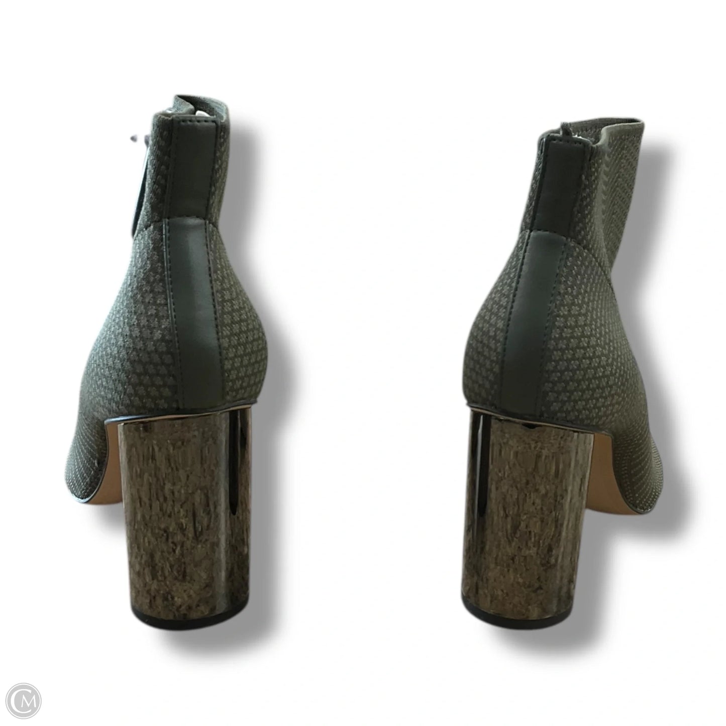 Shoes Heels Block By Zara Women In Green, Size: 7.5