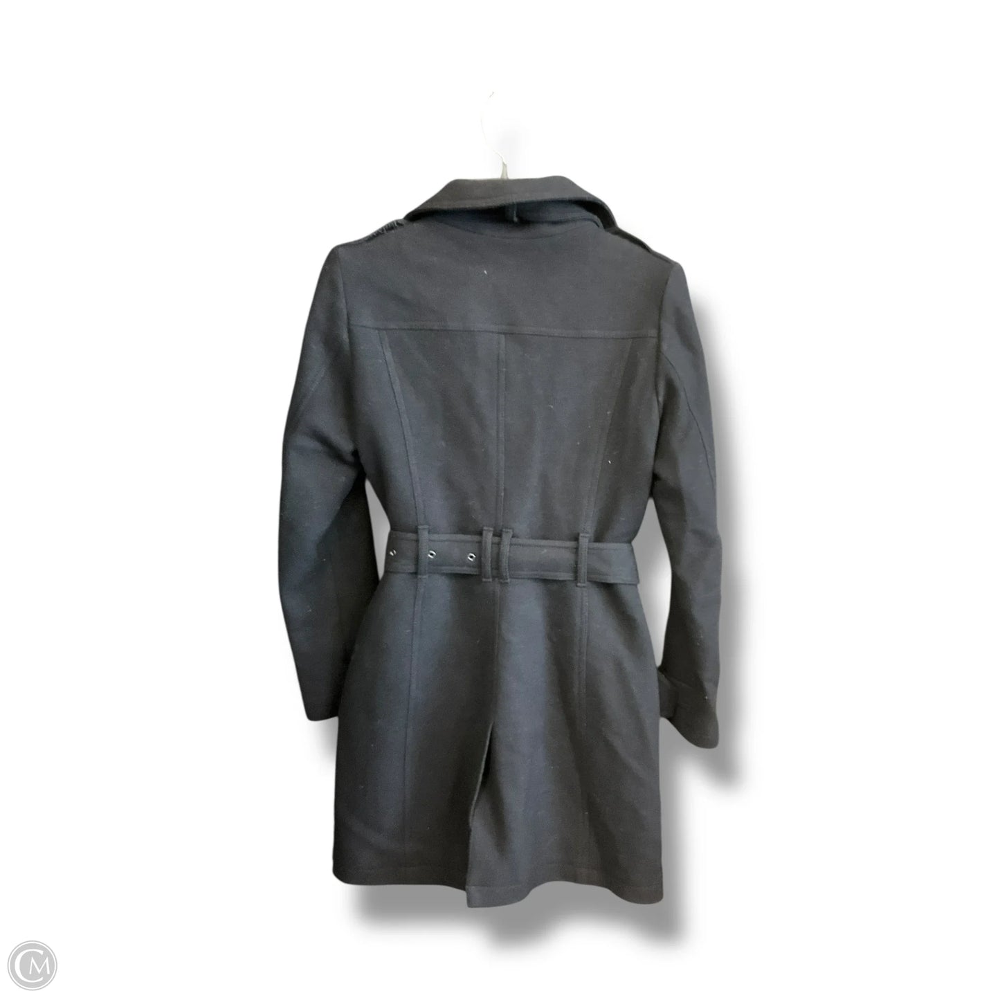 Coat Luxury Designer By Burberry In Black, Size: S
