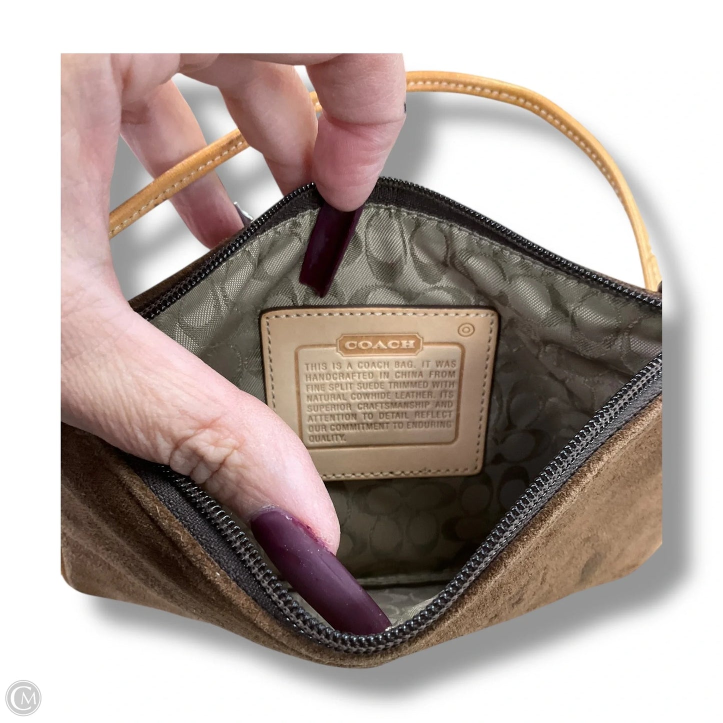 Wristlet Designer By Coach, Size: Medium