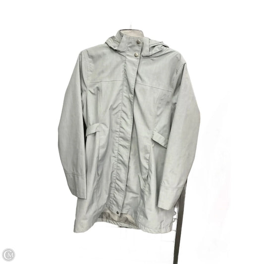 Coat Raincoat By Mondetta In Grey, Size: L