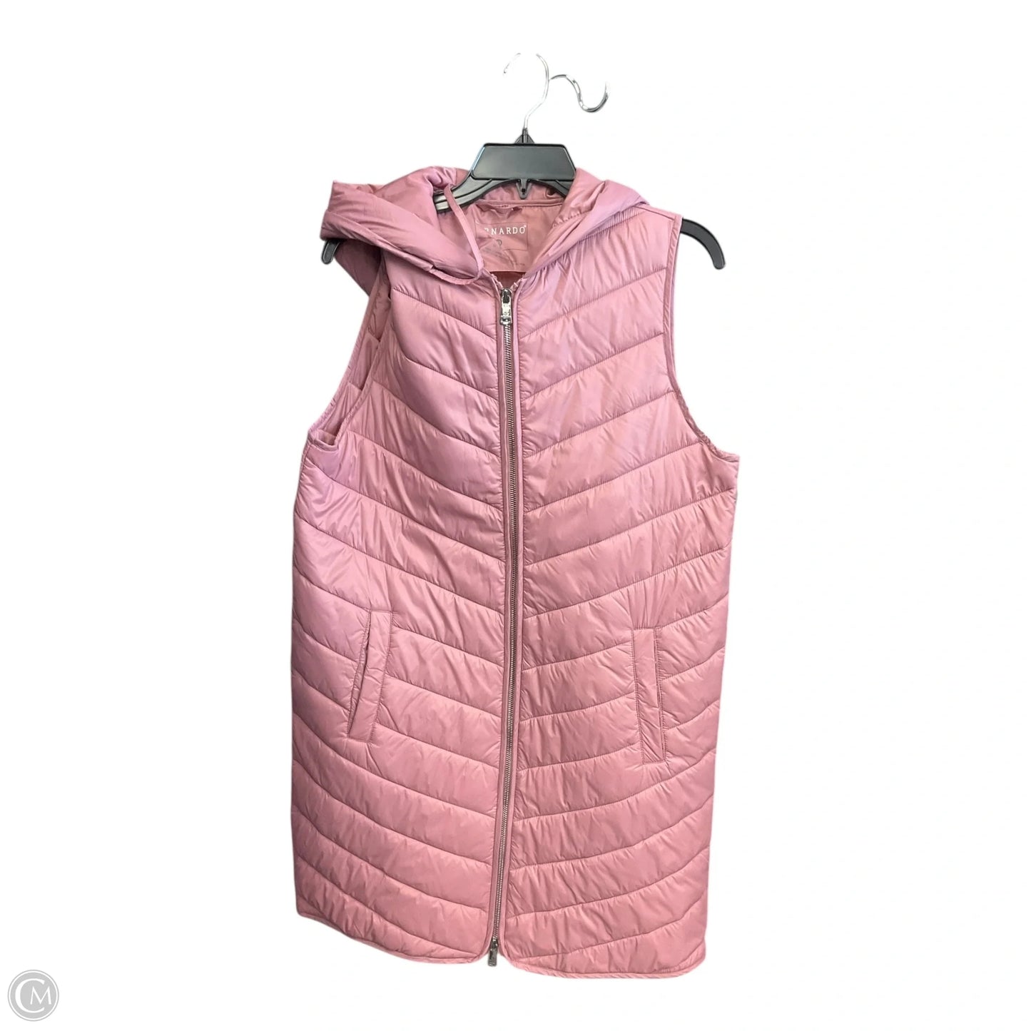 Vest Puffer & Quilted By Bernardo In Pink, Size: M