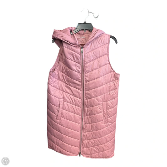 Vest Puffer & Quilted By Bernardo In Pink, Size: M