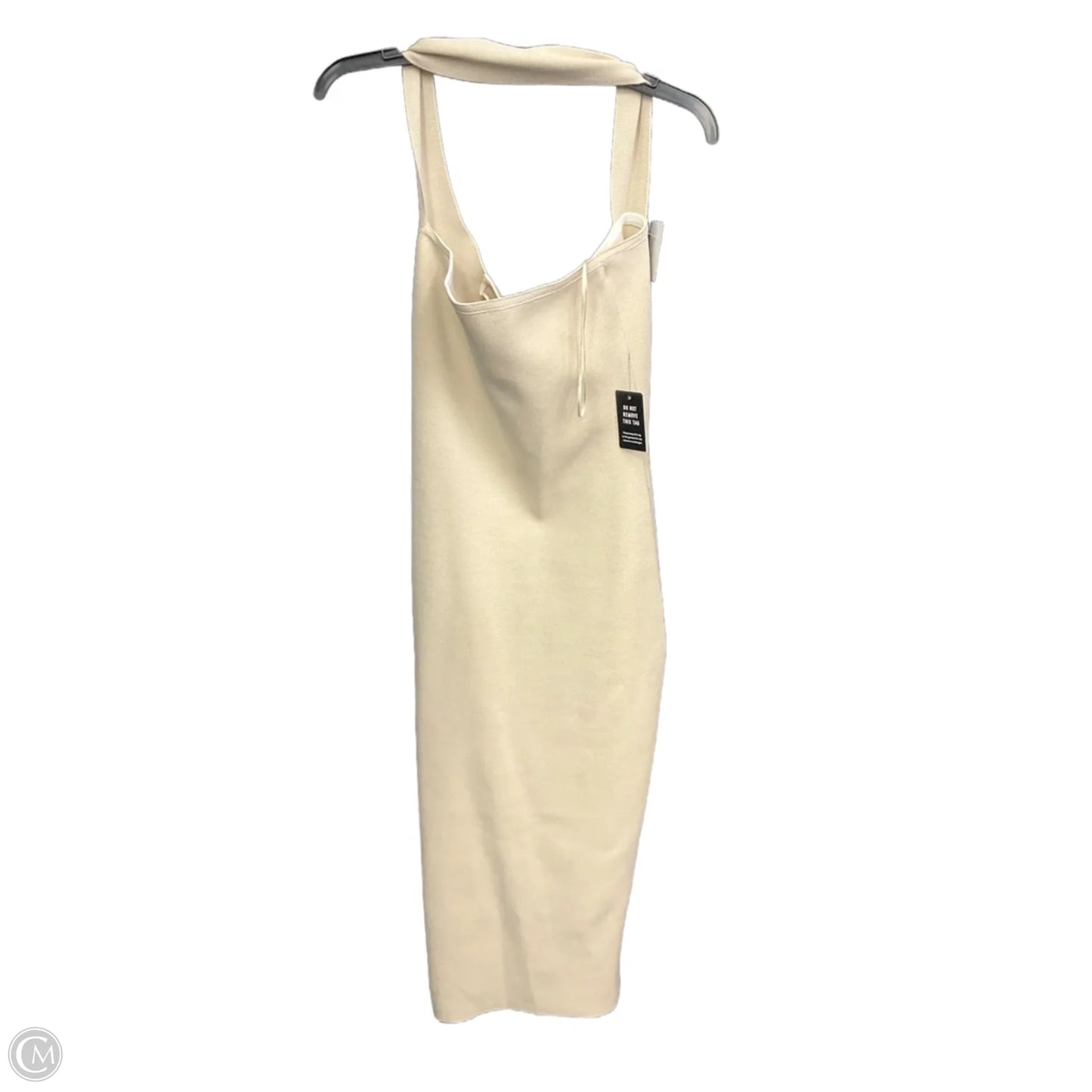 Dress Casual Midi By Express In Cream, Size: L