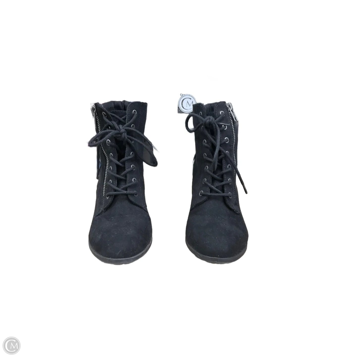 Boots Ankle Heels By Madden Girl In Black, Size: 8