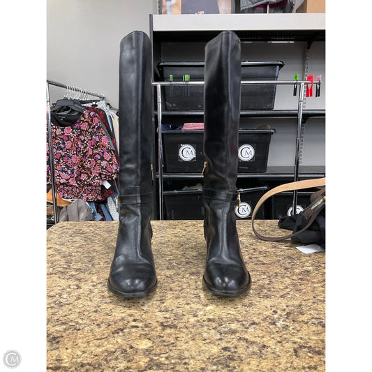 Boots Knee Heels By Michael By Michael Kors In Black, Size: 7.5