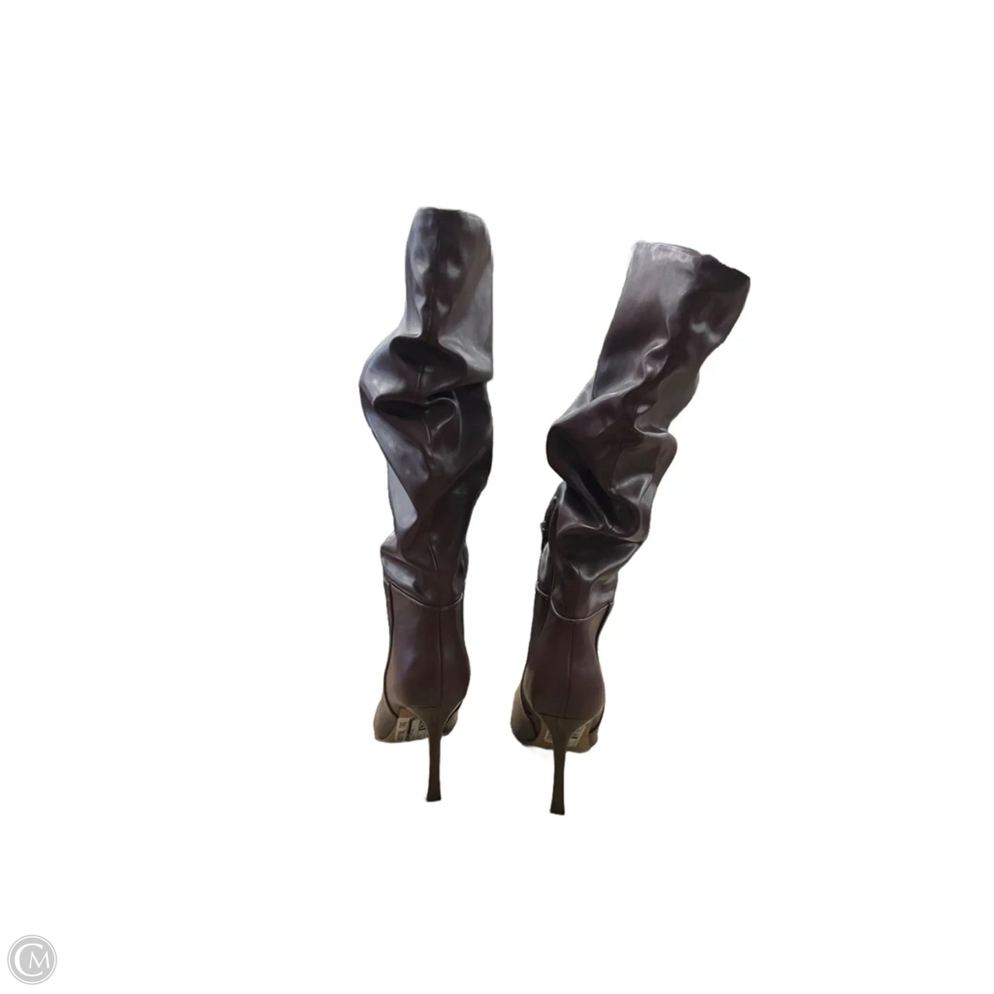 Boots Knee Heels By Mix No 6 In Purple, Size: 8