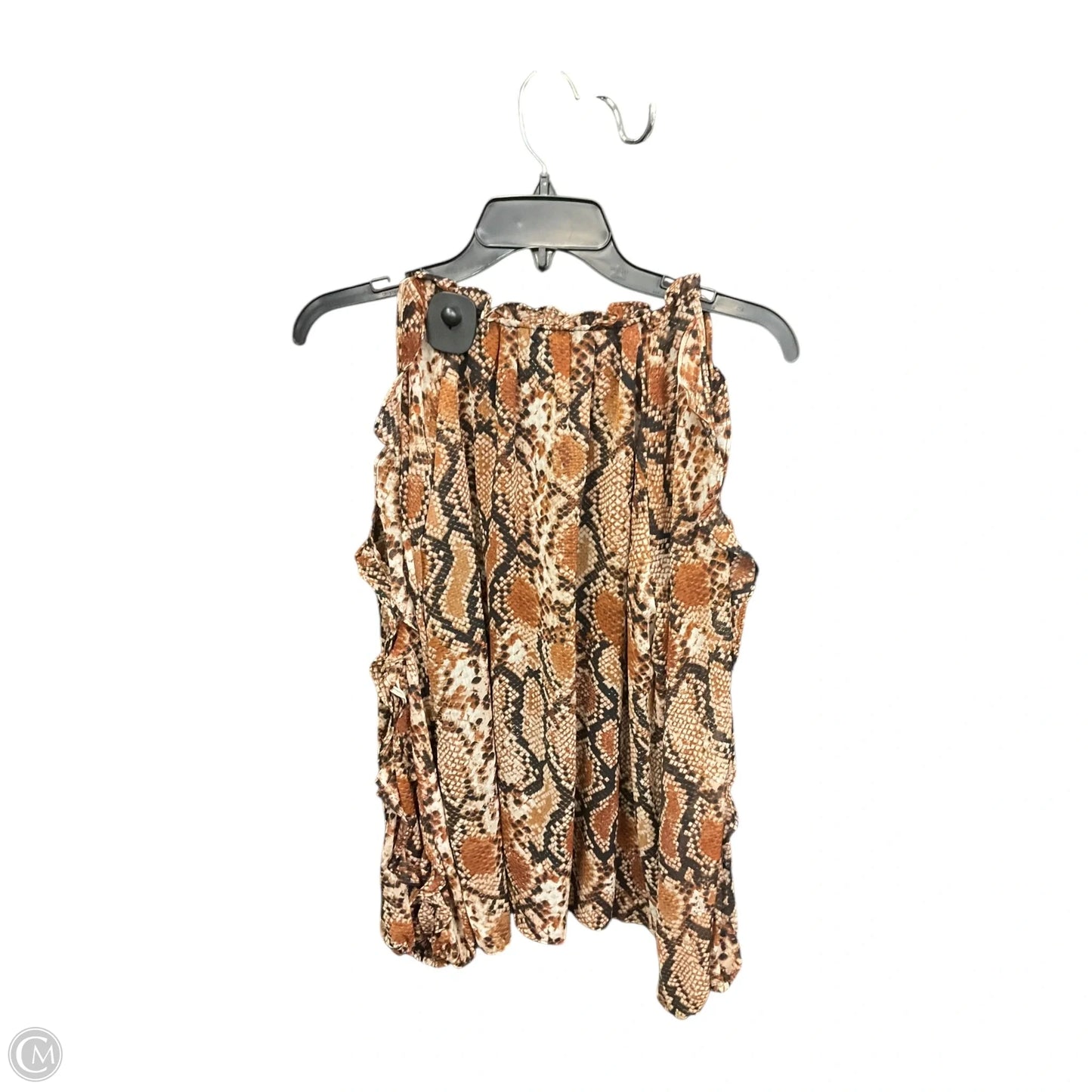 Top Long Sleeve By 1.state In Snakeskin Print, Size: S