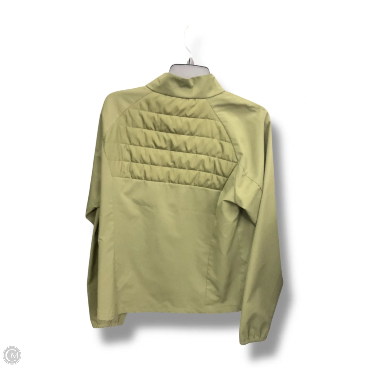 Athletic Jacket By Zella In Green, Size: L