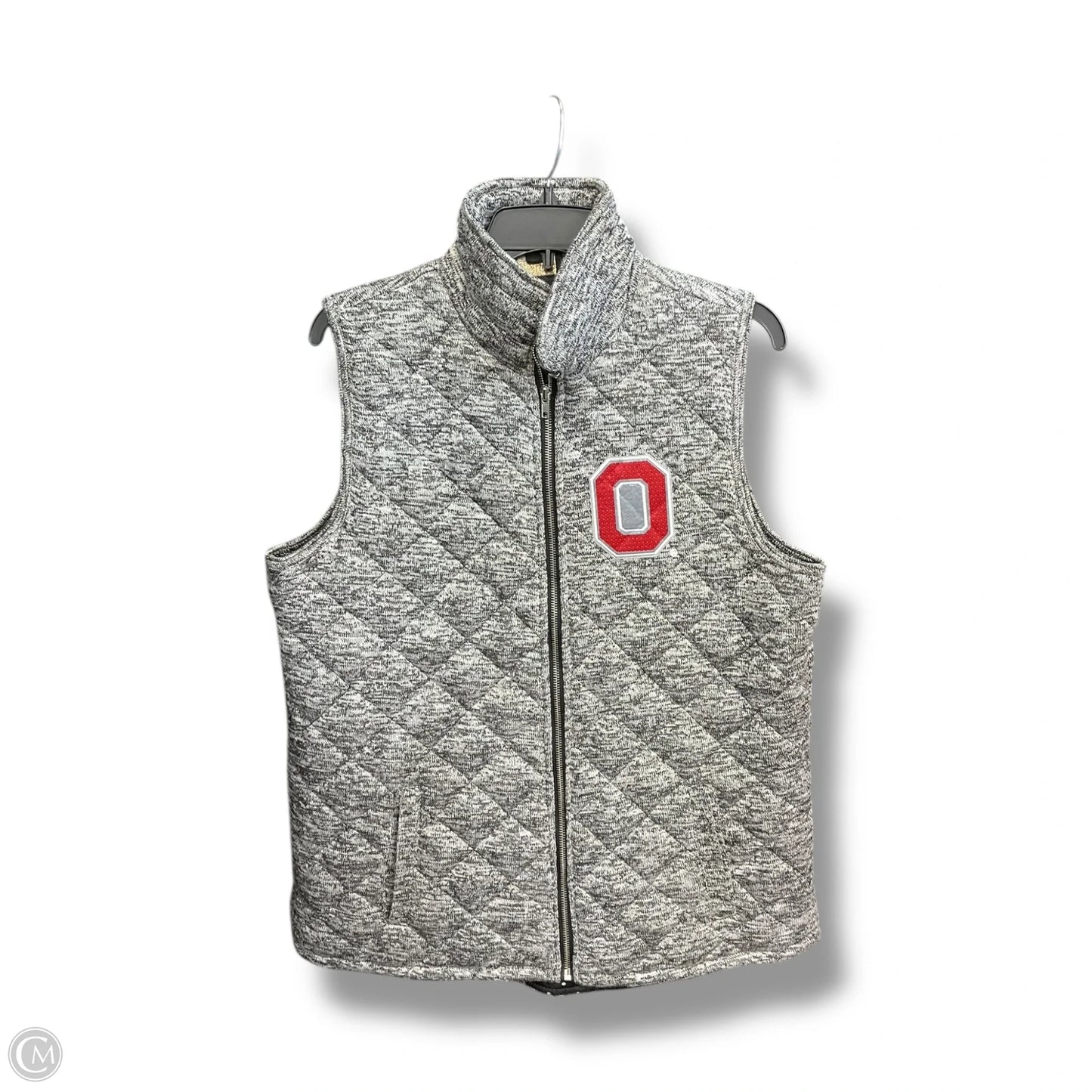 Vest Puffer & Quilted By Clothes Mentor In Grey, Size: Xl