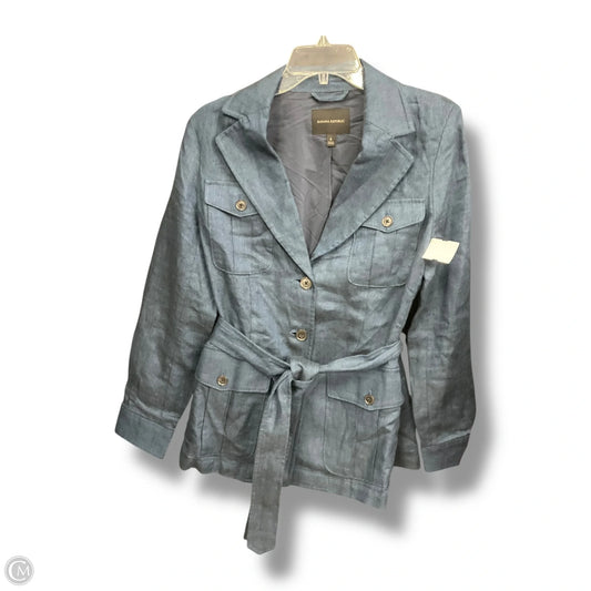 Coat Peacoat By Banana Republic In Blue, Size: S