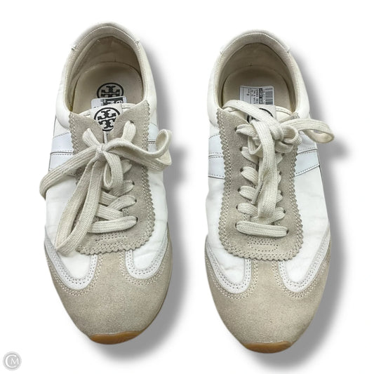 Shoes Designer By Tory Burch In Tan & White, Size: 8