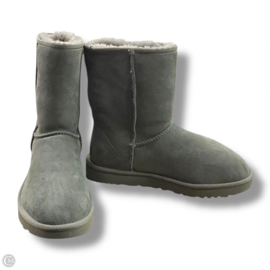 Boots Designer By Ugg In Grey, Size: 9