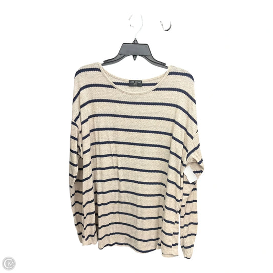 Top Long Sleeve By Lane Bryant In Striped Pattern, Size: 2x