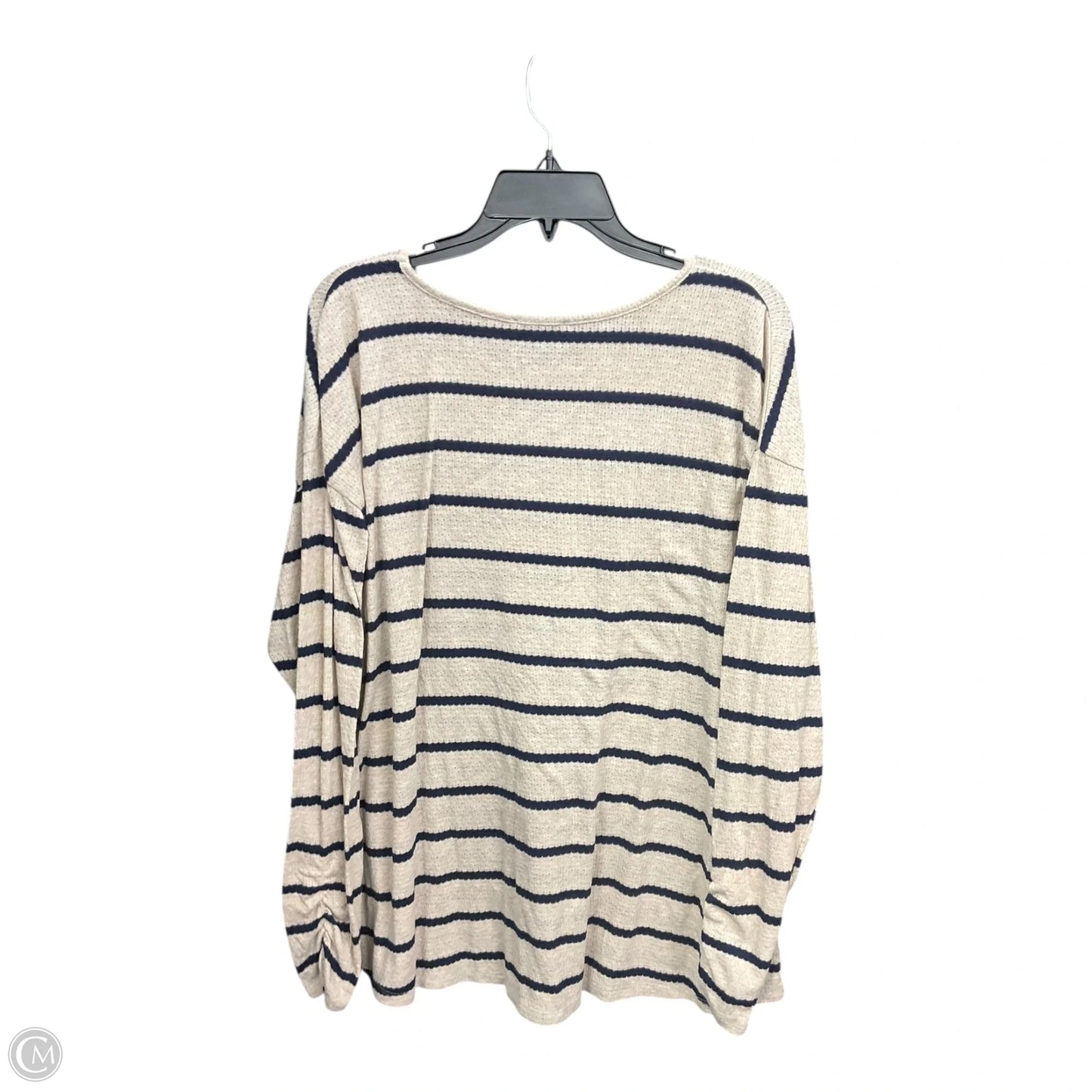 Top Long Sleeve By Lane Bryant In Striped Pattern, Size: 2x