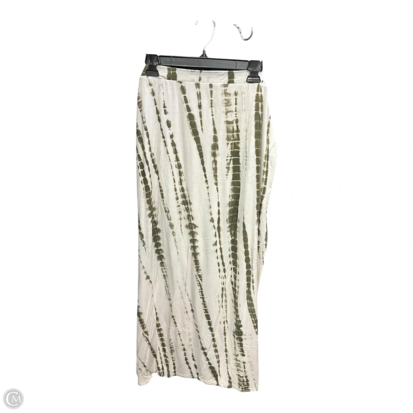 Skirt Maxi By Fashion Nova In Green & White, Size: 22