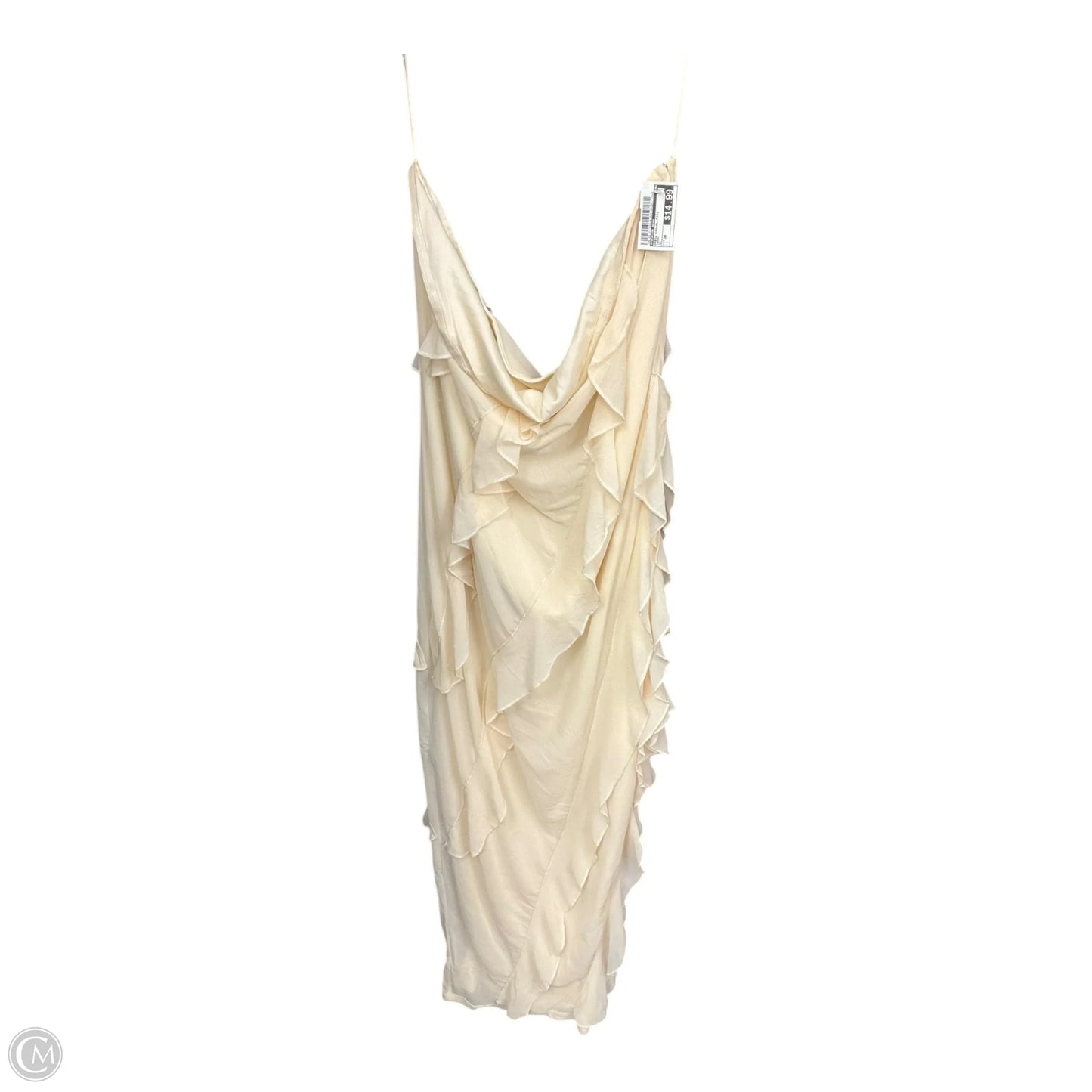 Dress Casual Midi By Fashion Nova In Cream, Size: 3x