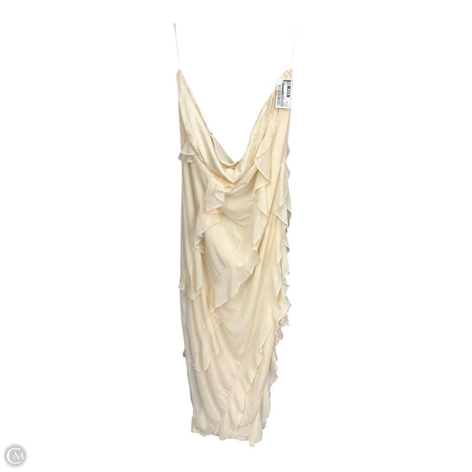 Dress Casual Midi By Fashion Nova In Cream, Size: 3x