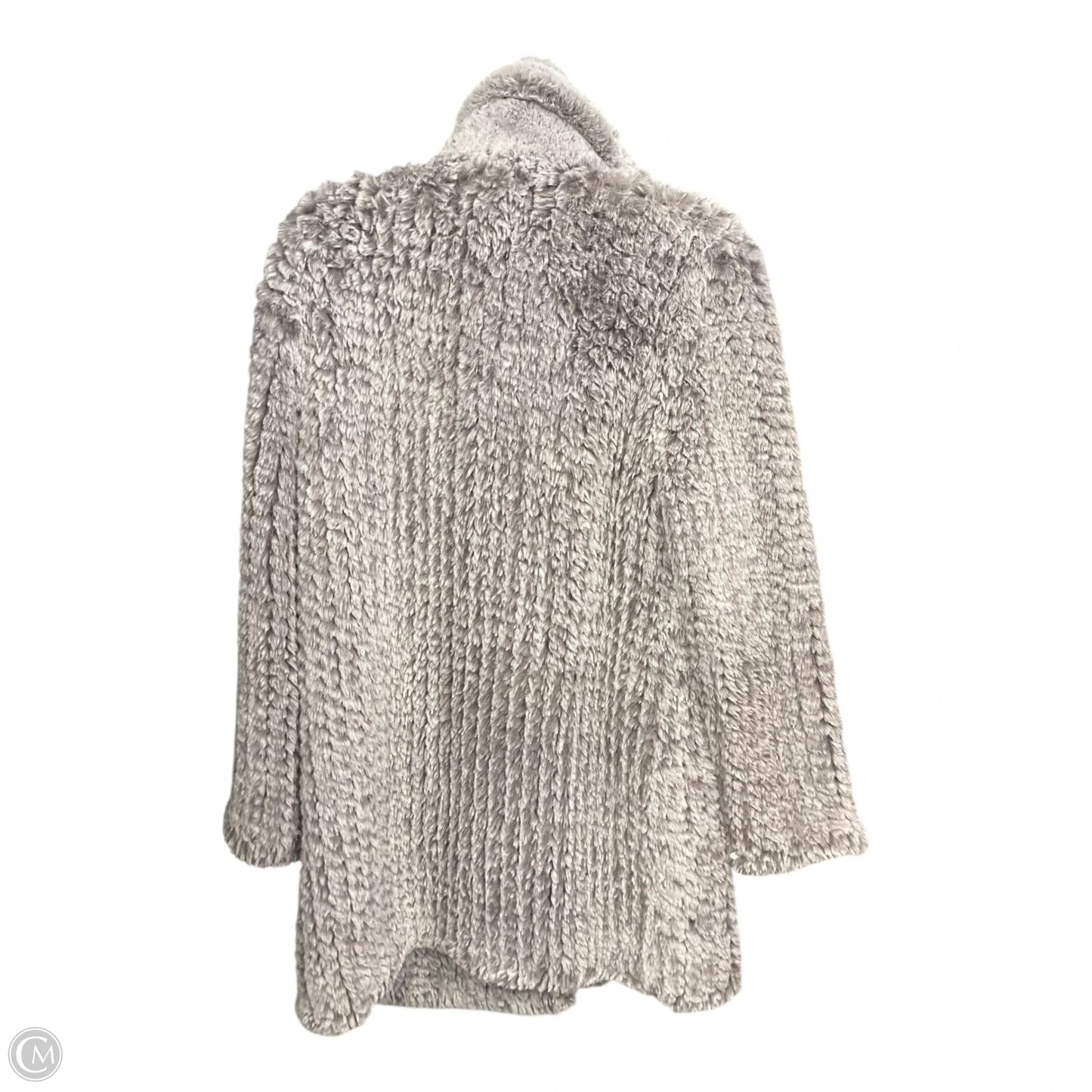 Coat Faux Fur & Sherpa By Avec Les Filles In Grey, Size: S