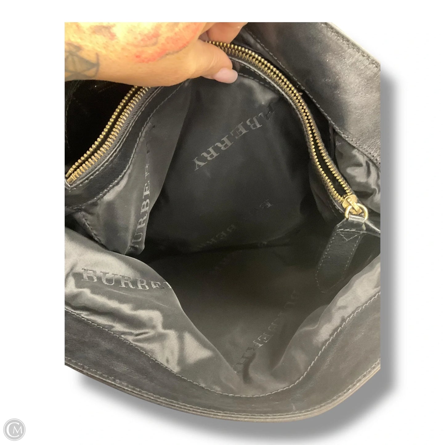 Tote Luxury Designer By Burberry, Size: Large