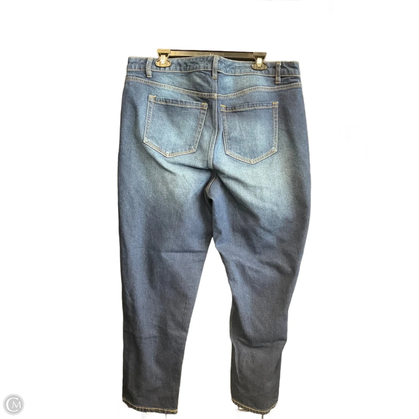 Jeans Straight By Lane Bryant In Blue Denim, Size: 16
