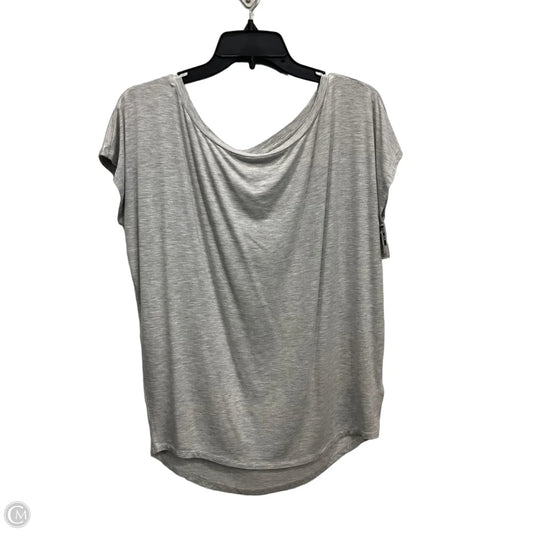 Top Short Sleeve Basic By Express In Grey, Size: S