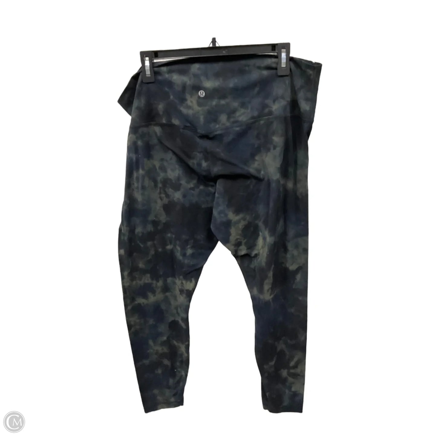 Athletic Leggings By Lululemon In Green, Size: 2x