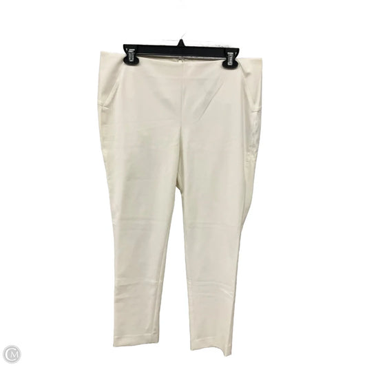 Pants Dress By Black Label In Cream, Size: 14