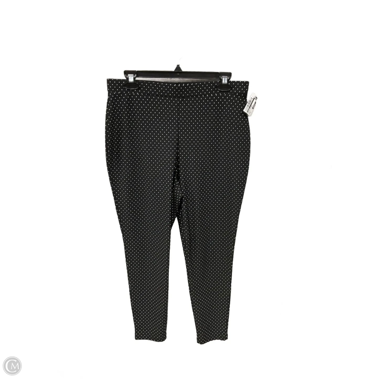 Pants Leggings By Chicos In Polkadot Pattern, Size: 8