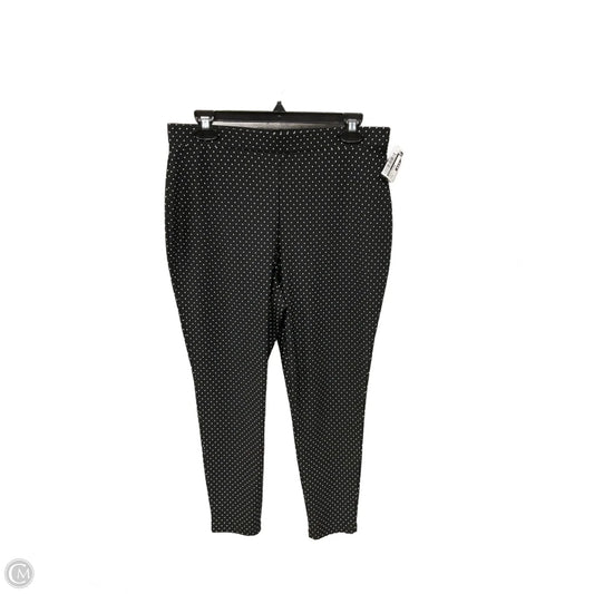 Pants Leggings By Chicos In Polkadot Pattern, Size: 8