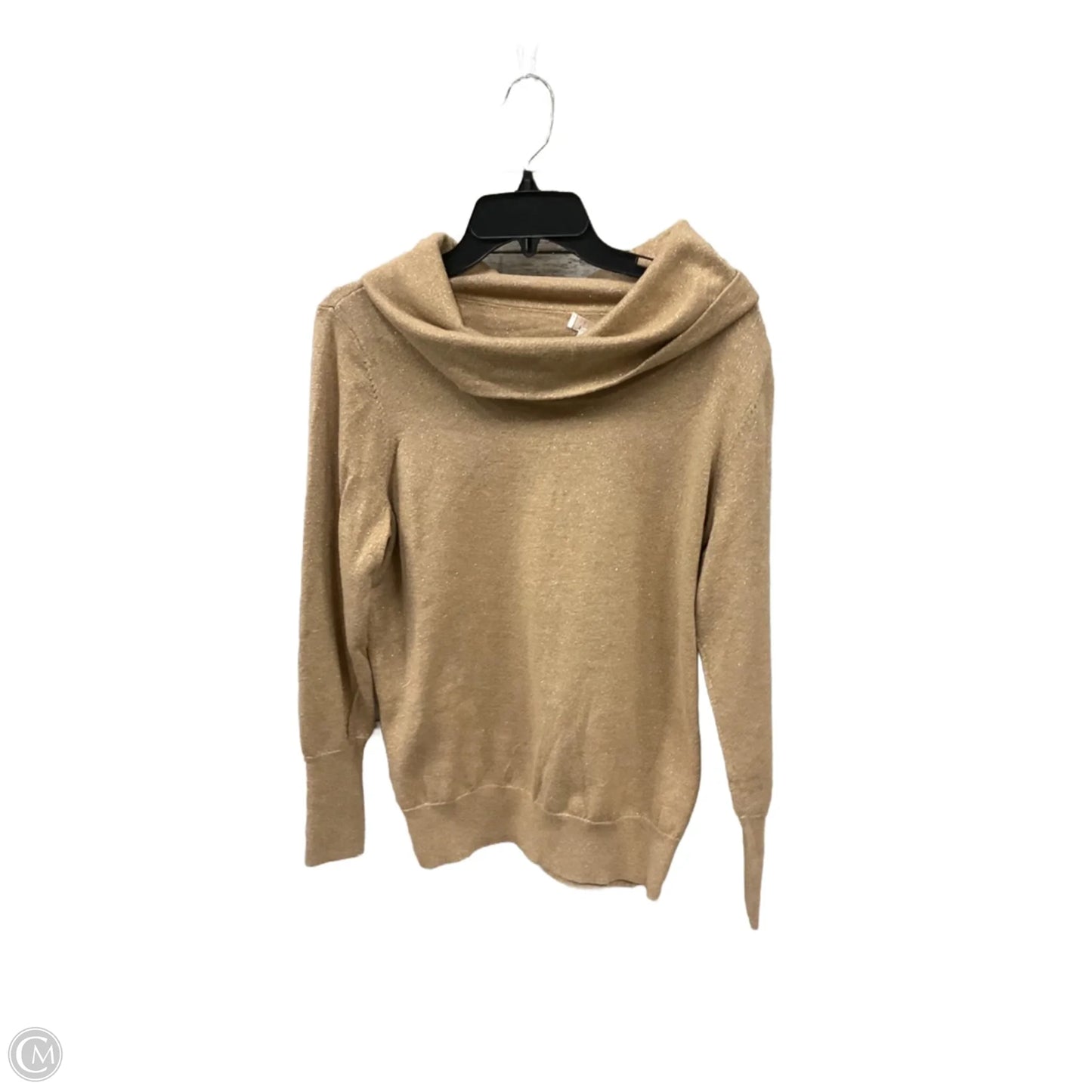 Top Long Sleeve By Chicos In Gold, Size: L