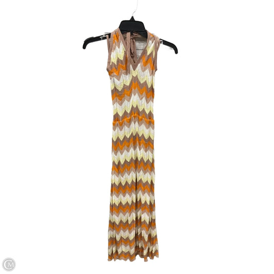 Dress Casual Maxi By Cmc In Multi-colored, Size: M