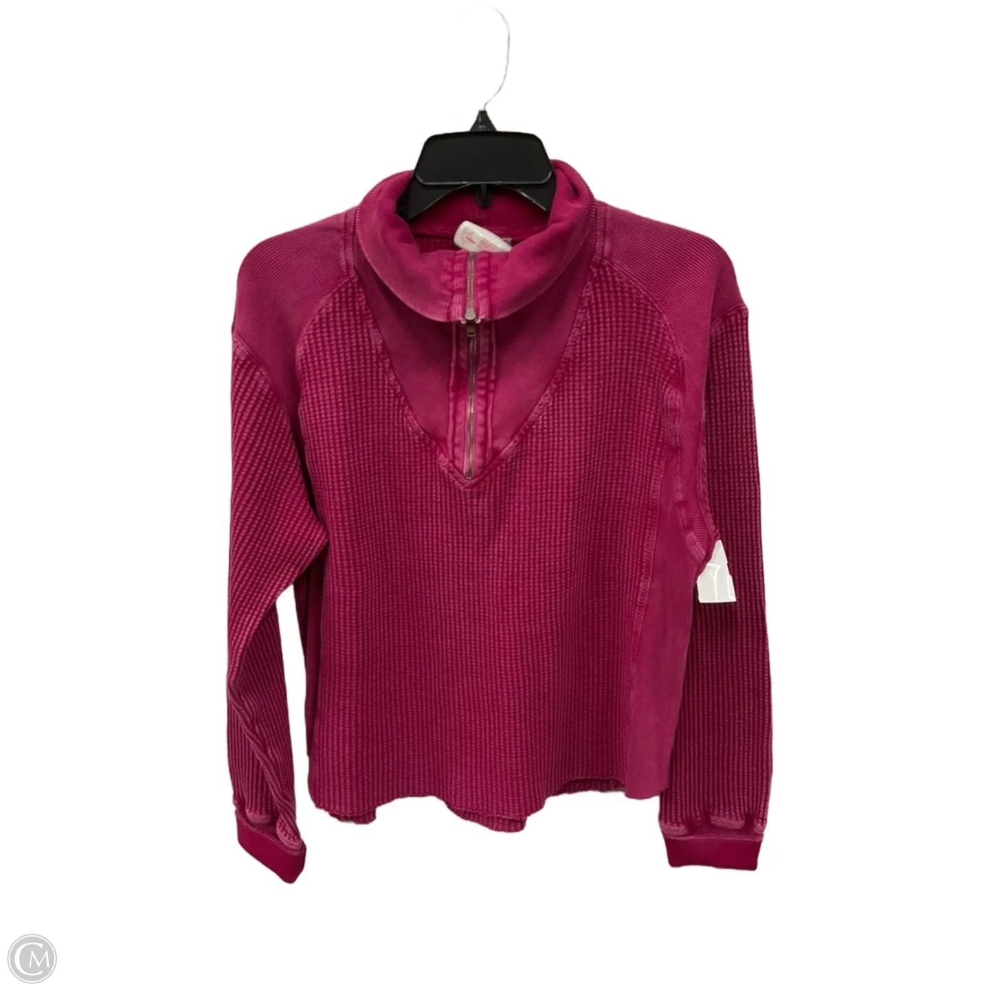 Top Long Sleeve By Free People In Pink, Size: Sp