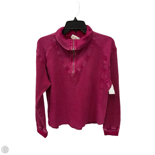 Top Long Sleeve By Free People In Pink, Size: Sp