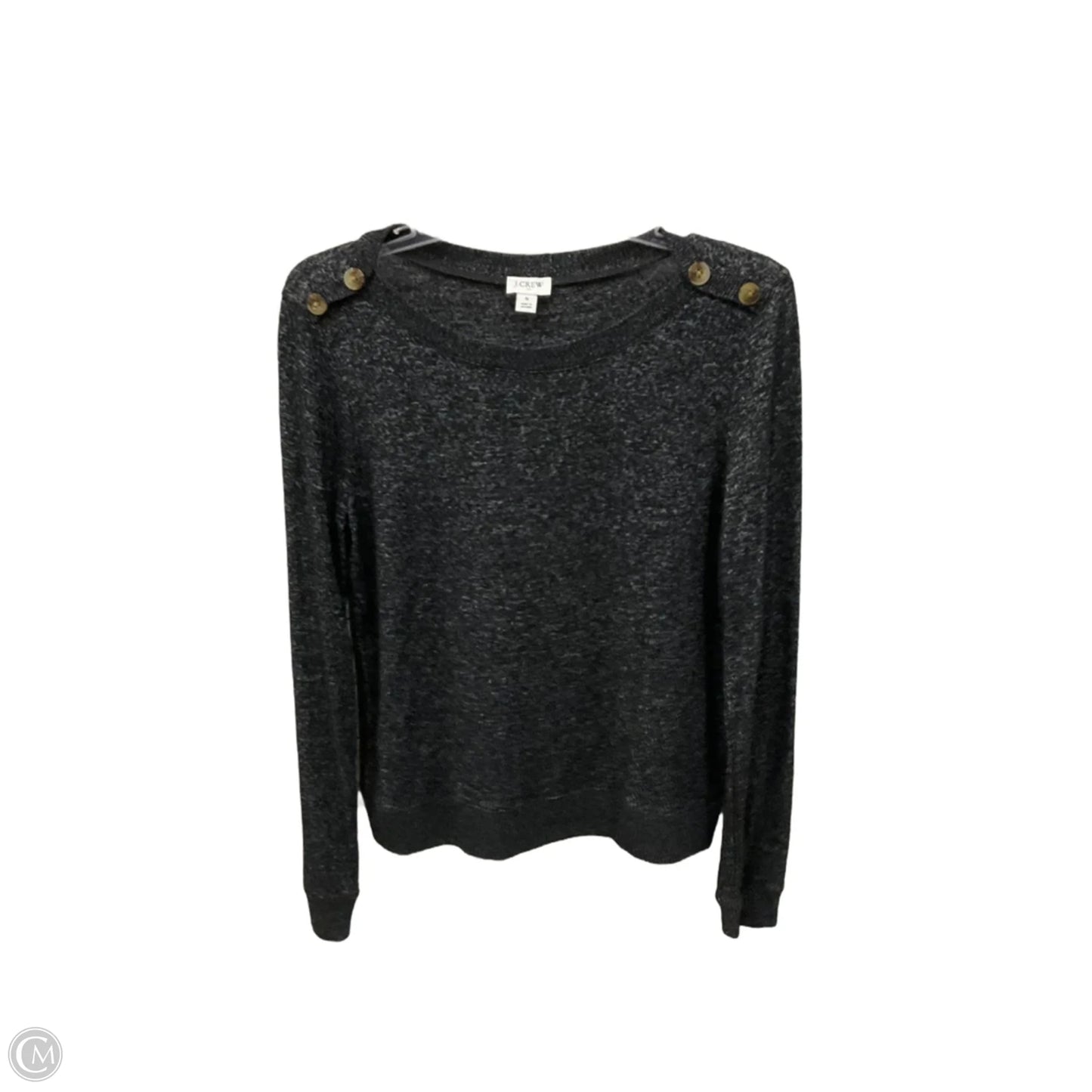 Top Long Sleeve Basic By J. Crew In Black, Size: S