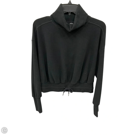 Athletic Top Long Sleeve Collar By Sweaty Betty In Black, Size: S