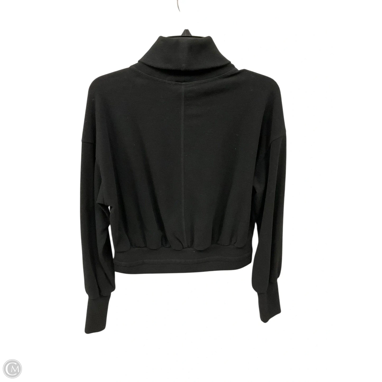 Athletic Top Long Sleeve Collar By Sweaty Betty In Black, Size: S
