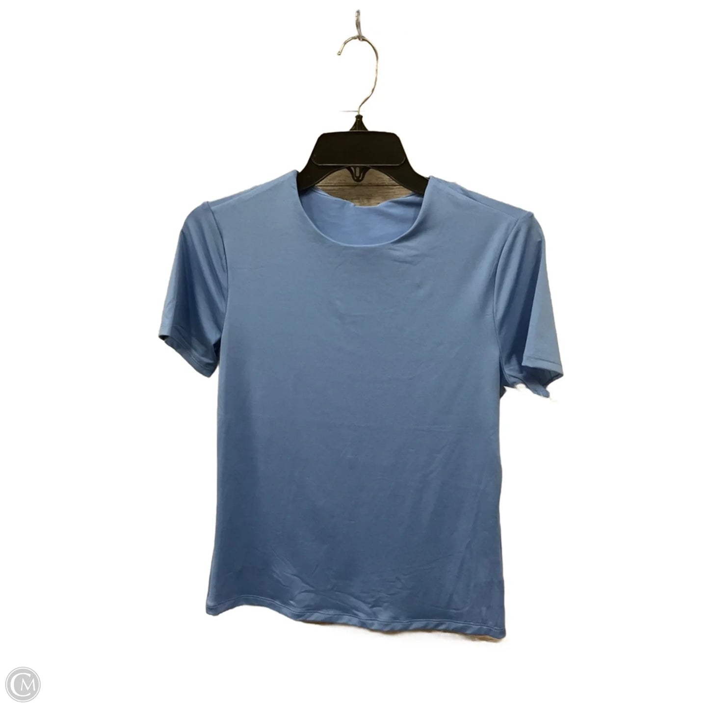 Top Short Sleeve Basic By H&m In Blue, Size: M