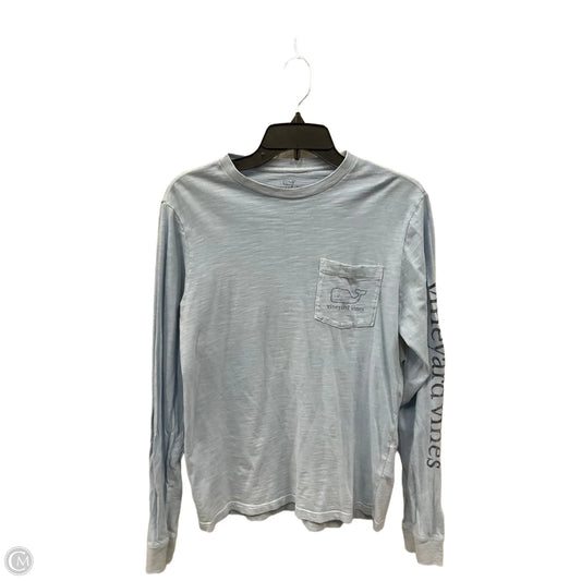 Top Long Sleeve Basic By Vineyard Vines In Blue, Size: Xs