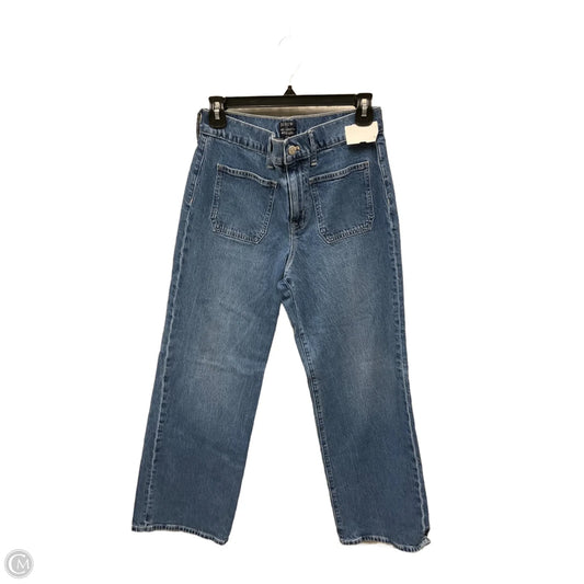 Jeans Straight By J. Crew In Blue Denim, Size: 4