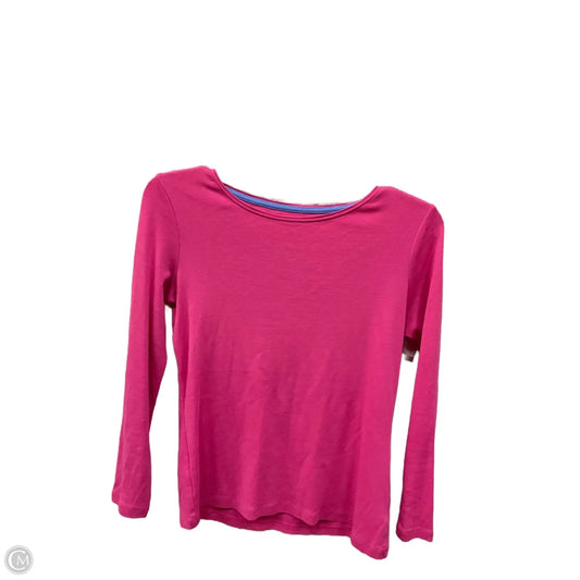Top Long Sleeve Basic By Talbots In Pink, Size: Sp