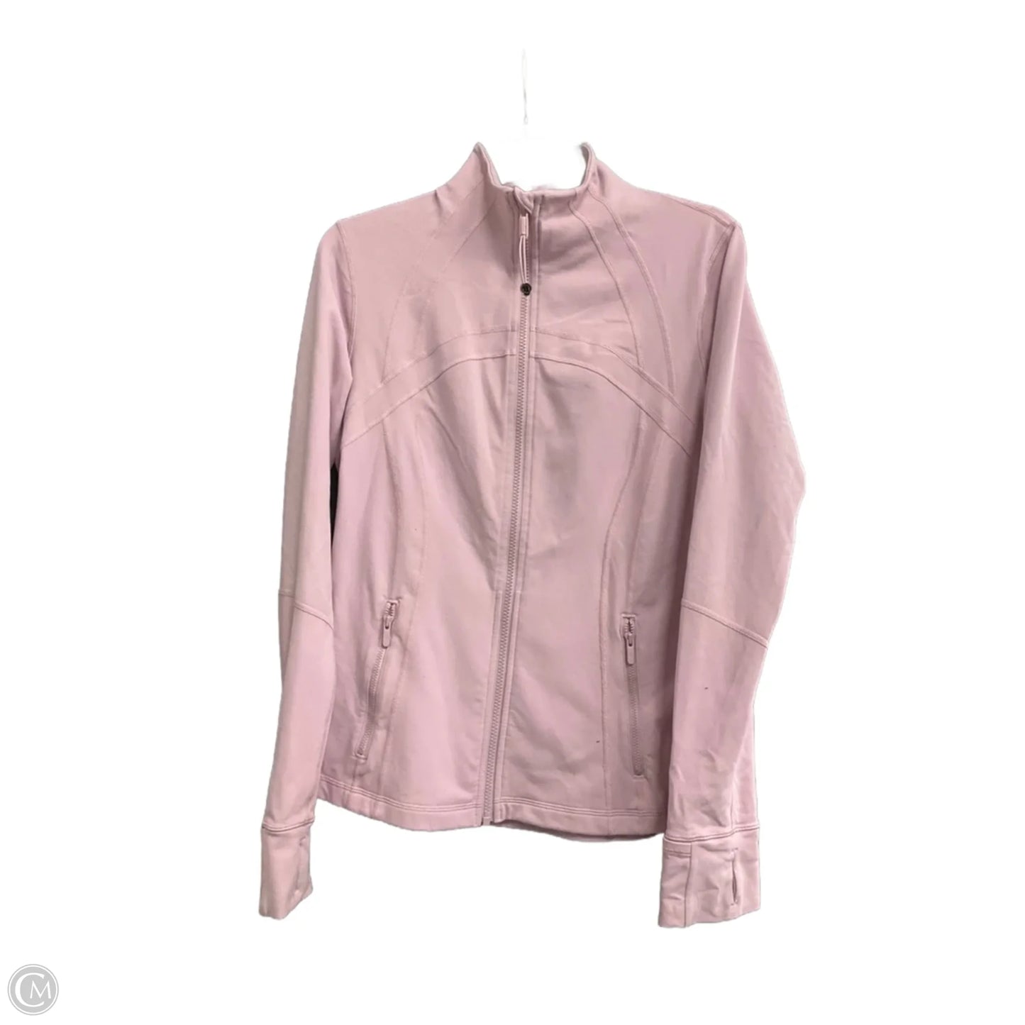 Athletic Jacket By Lululemon In Pink, Size: L