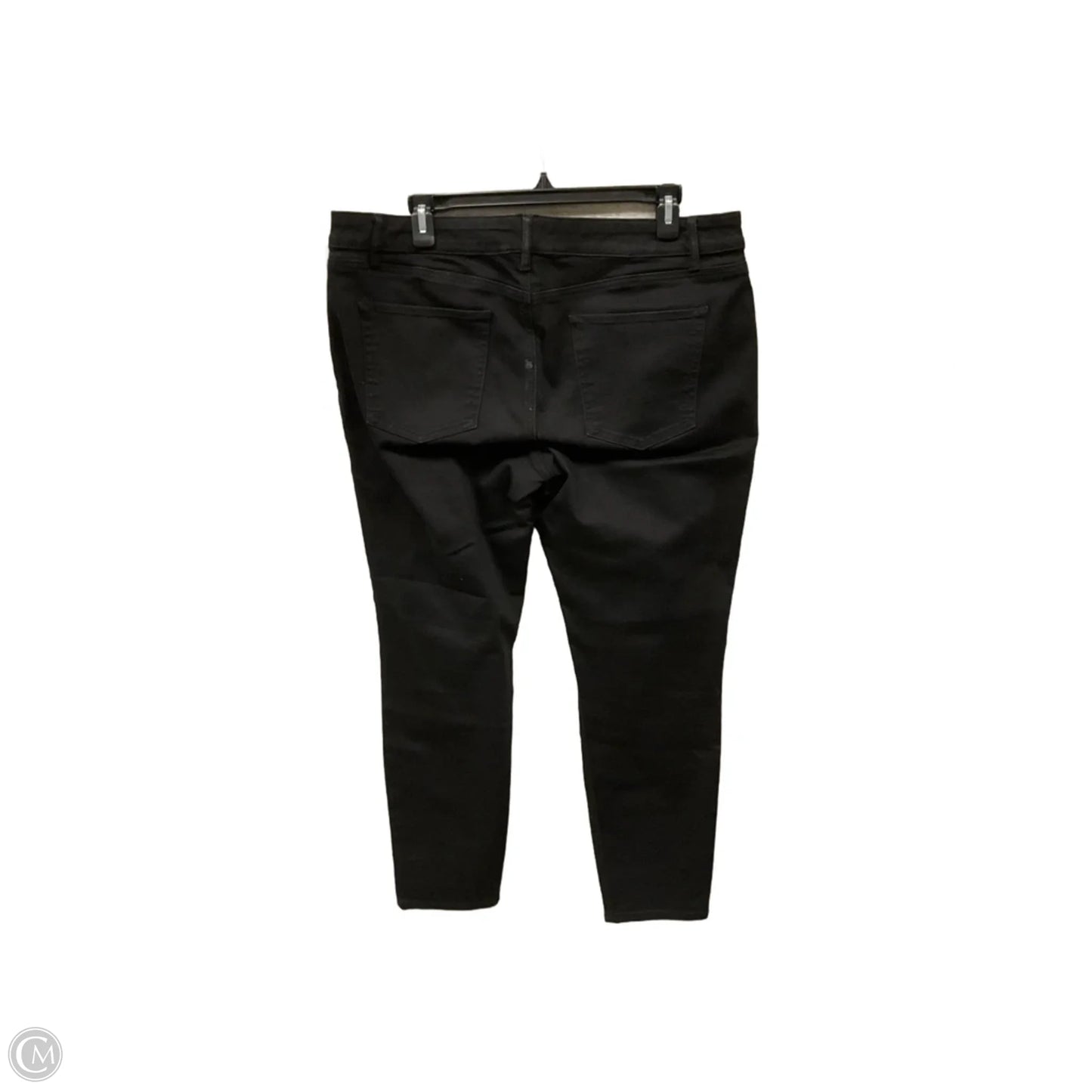 Pants Cropped By White House Black Market In Black Denim, Size: 14