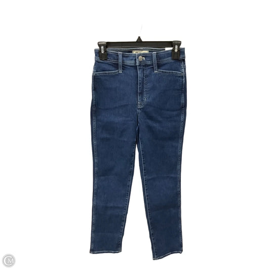 Jeans Skinny By Madewell In Blue Denim, Size: 0