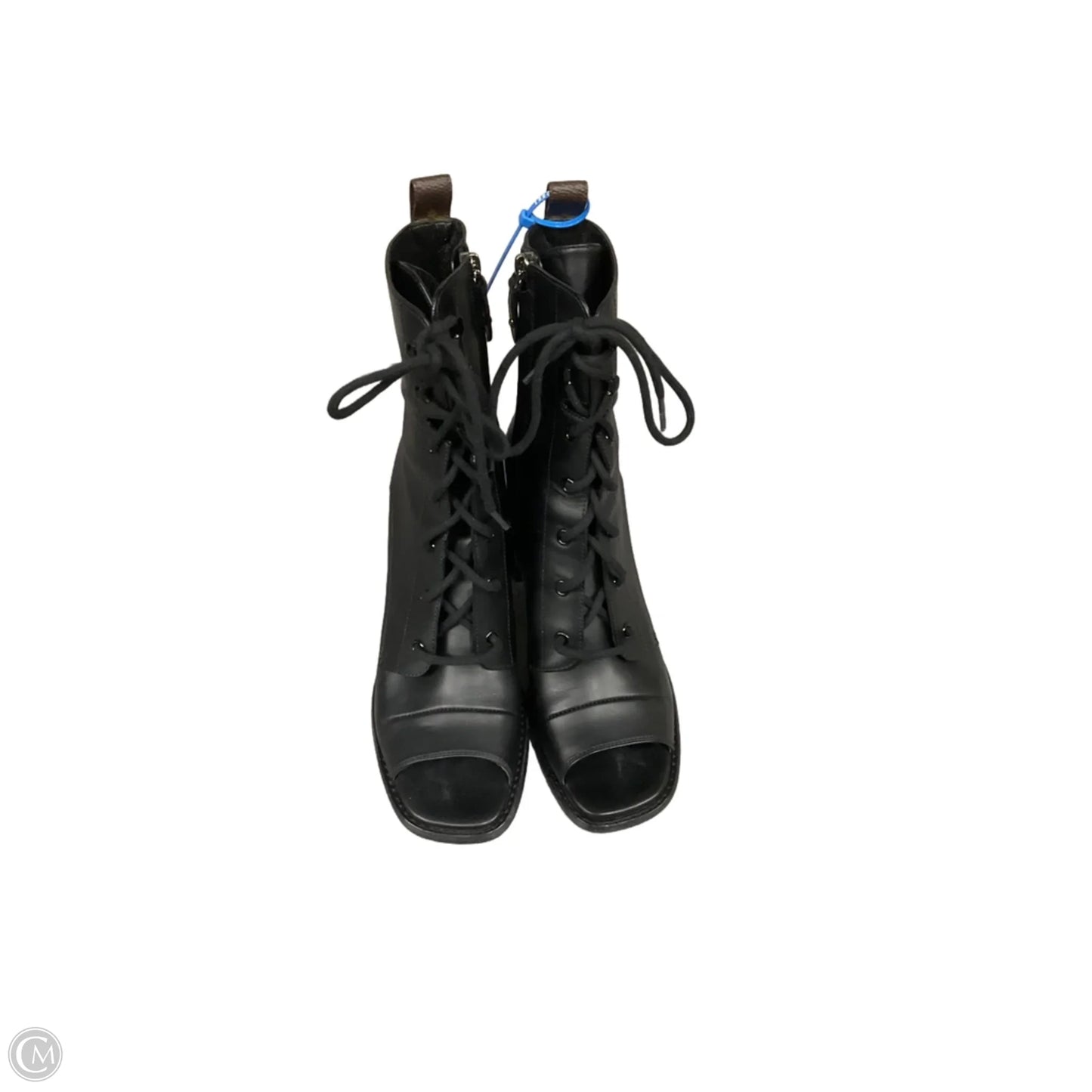 Boots Luxury Designer By Louis Vuitton In Black, Size: 10