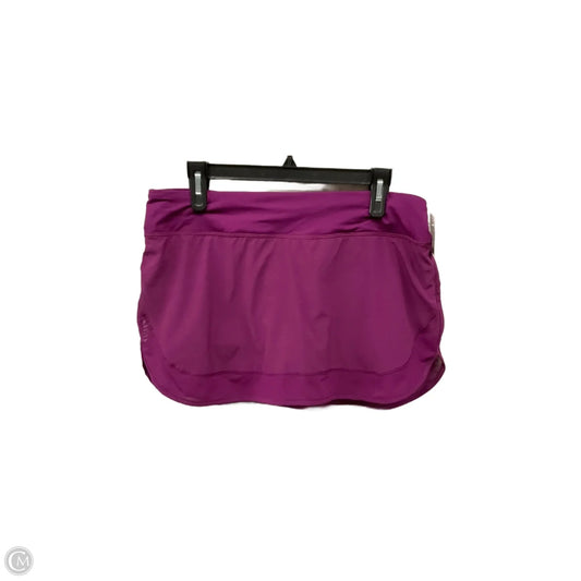 Athletic Skort By Lululemon In Purple, Size: M