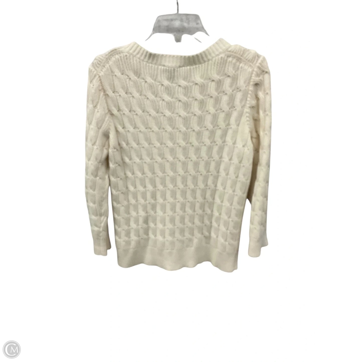 Cardigan By Talbots In Cream, Size: M