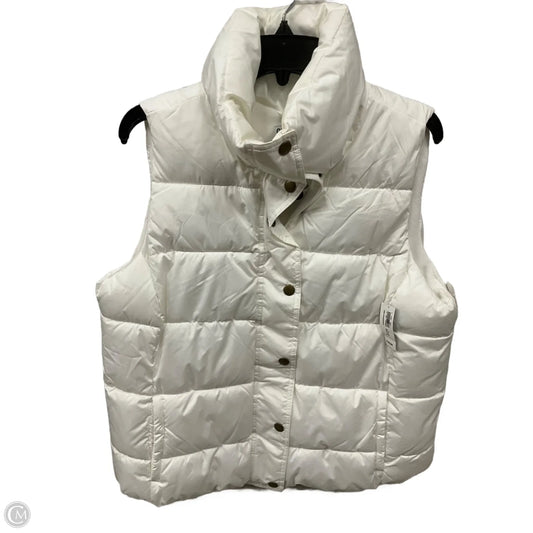 Vest Puffer & Quilted By Old Navy In White, Size: Xl