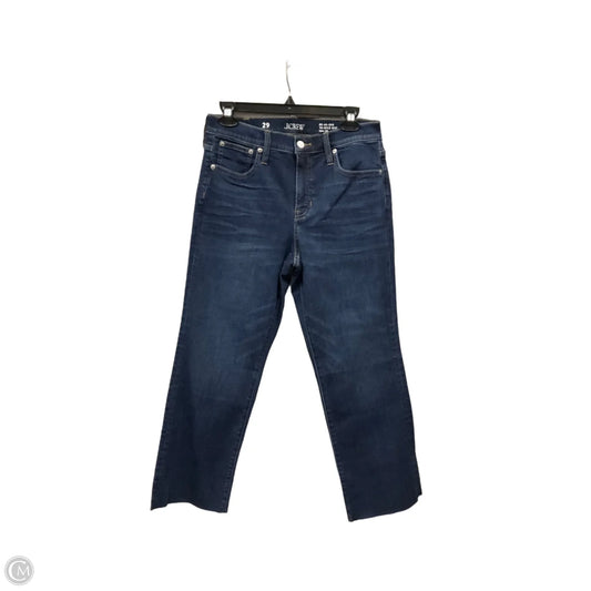 Jeans Straight By J. Crew In Blue Denim, Size: 8
