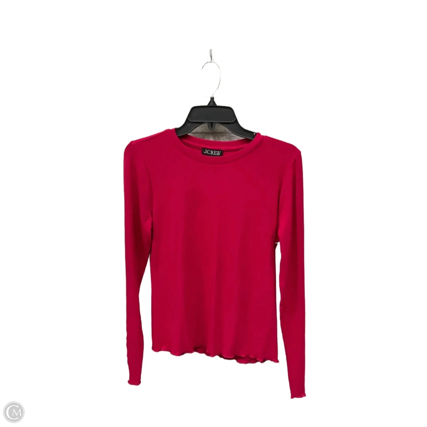 Top Long Sleeve Basic By J. Crew In Pink, Size: M